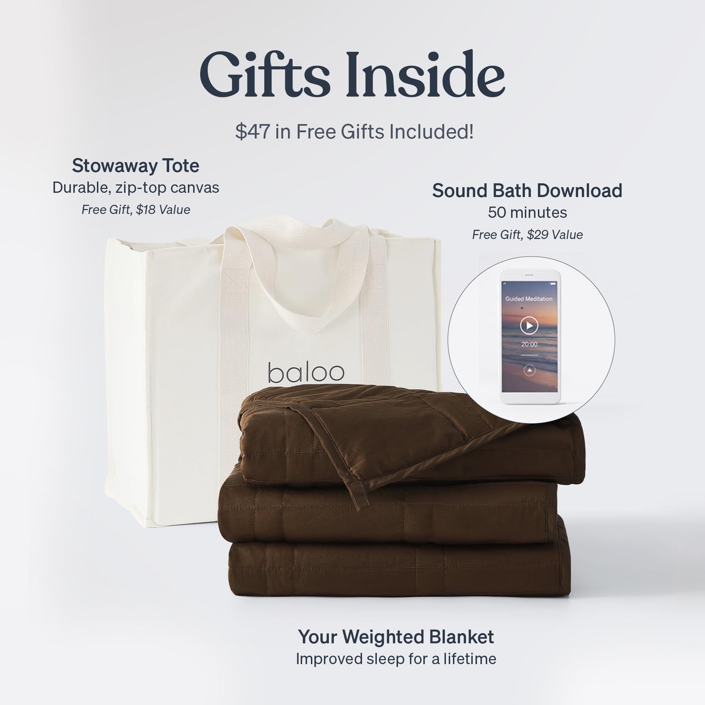 Cooling Cotton Weighted Blanket for Adults