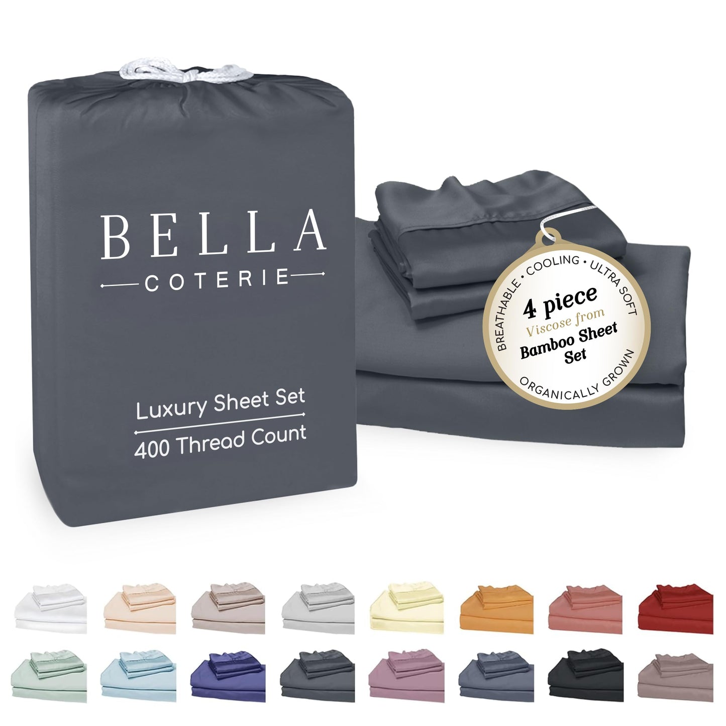 Bella Coterie Luxury Bamboo Viscose Sheet Set