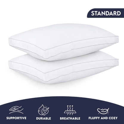 Cooling Hotel Quality Bed Pillow Set