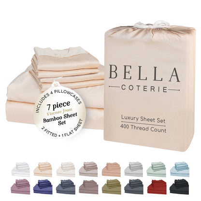 Bella Coterie Luxury Bamboo Viscose Sheet Set