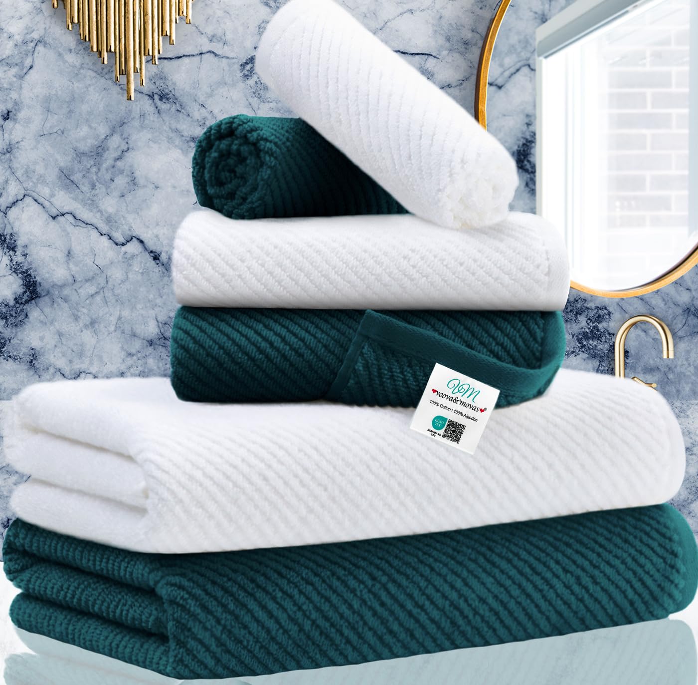 100% Cotton Soft Quick Dry Towel Gift Set