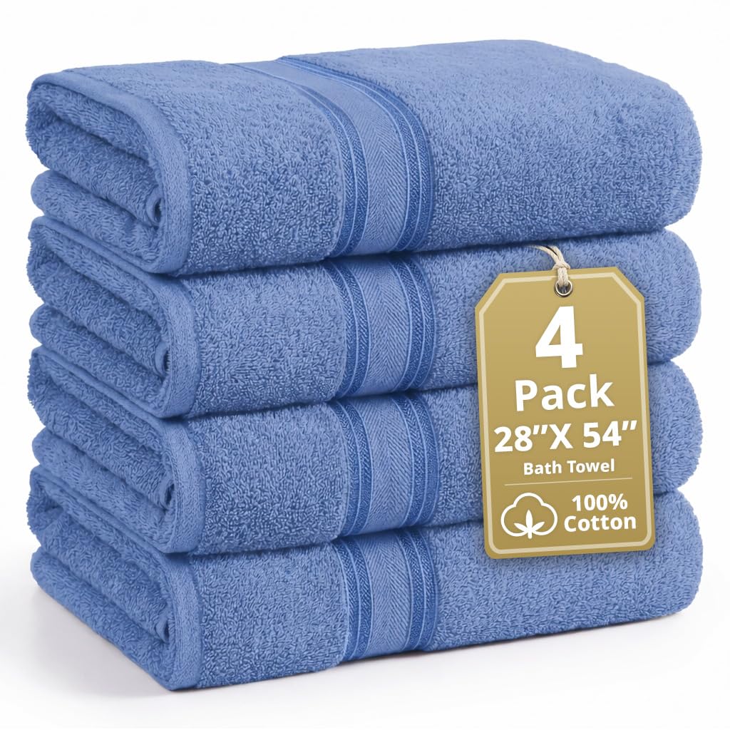 Luxury Zero Twist Cotton Bath Towels
