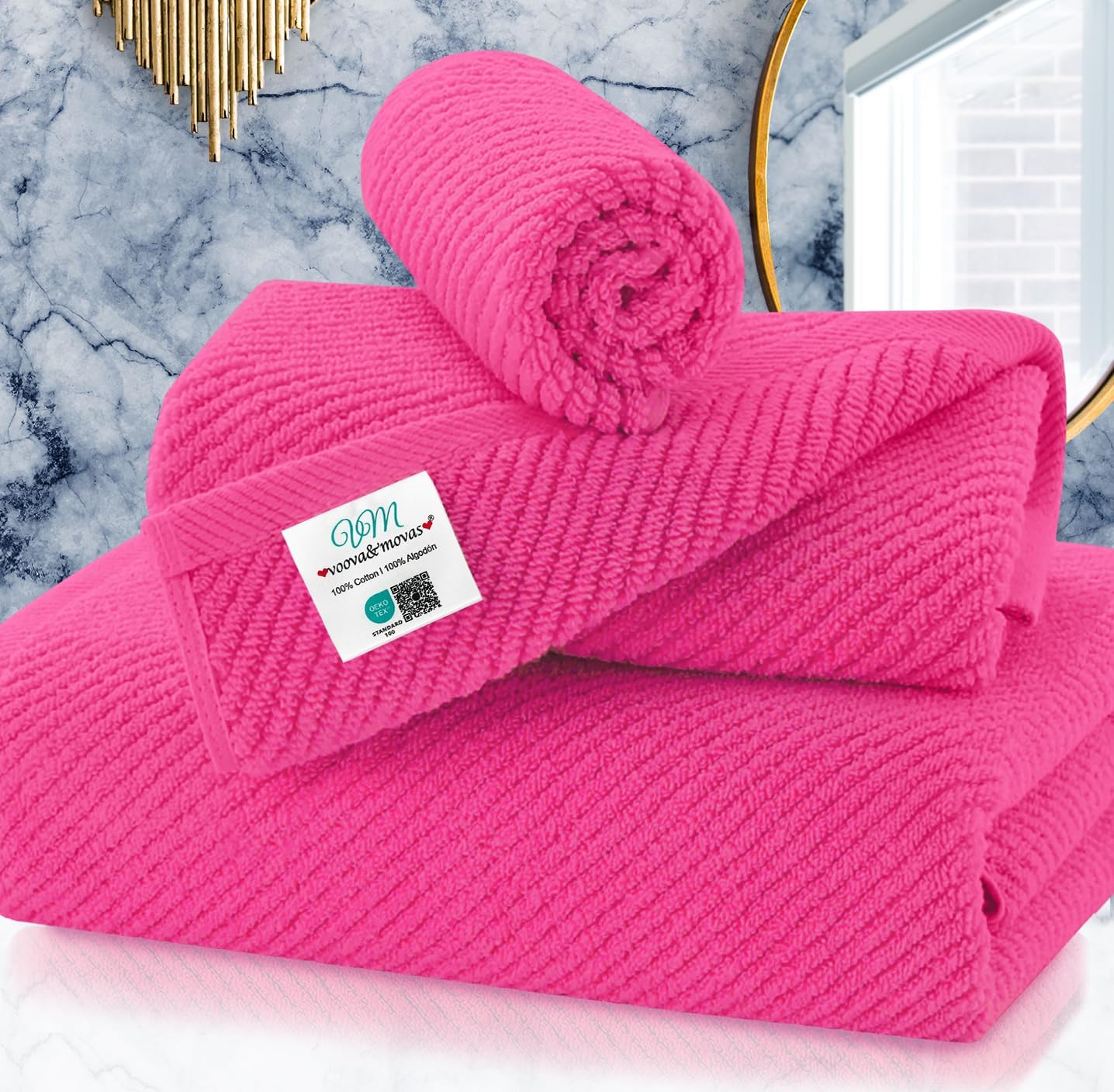 100% Cotton Soft Quick Dry Towel Gift Set