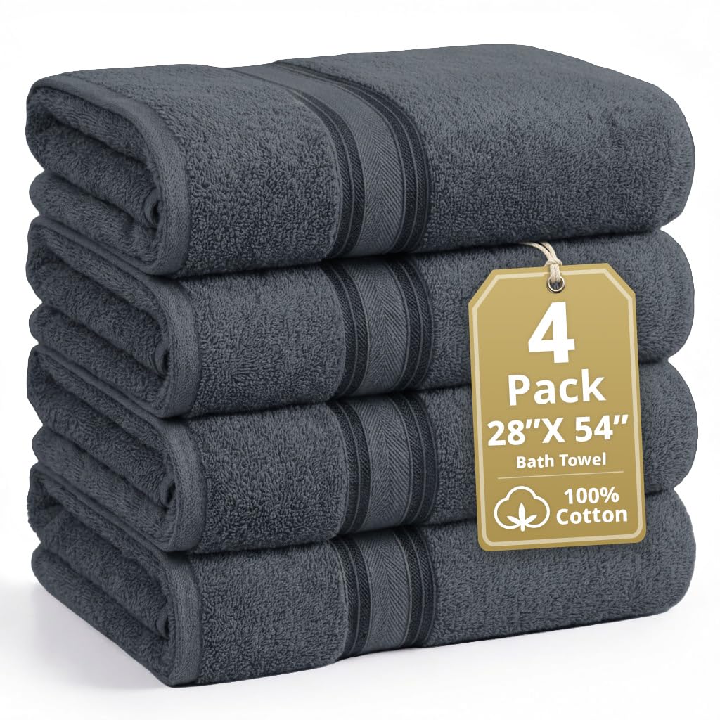 Luxury Zero Twist Cotton Bath Towels