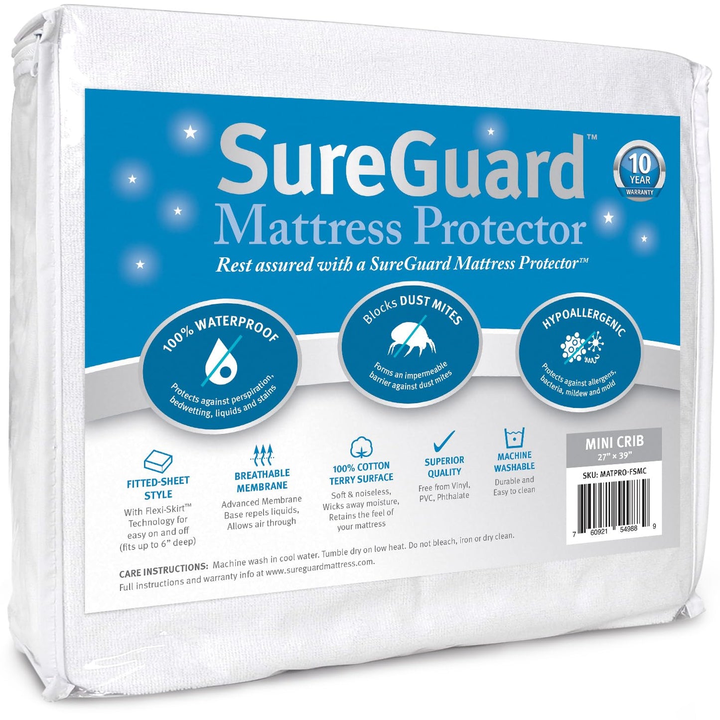 Waterproof Cotton Mattress Protector