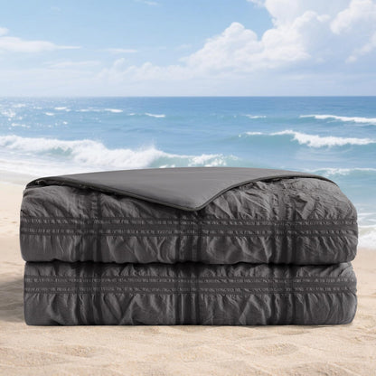 Cooling Seersucker Lightweight Comforter