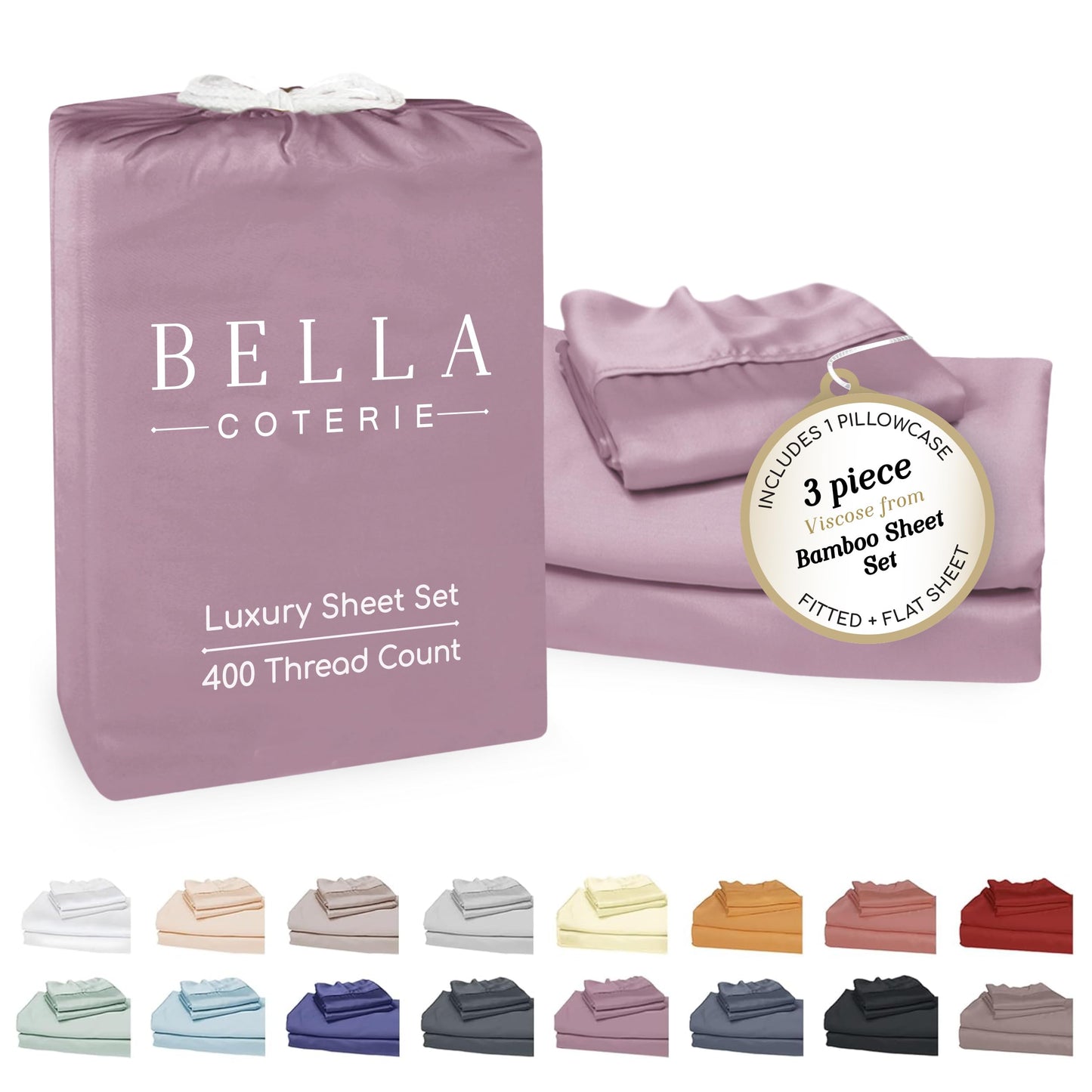 Bella Coterie Luxury Bamboo Viscose Sheet Set