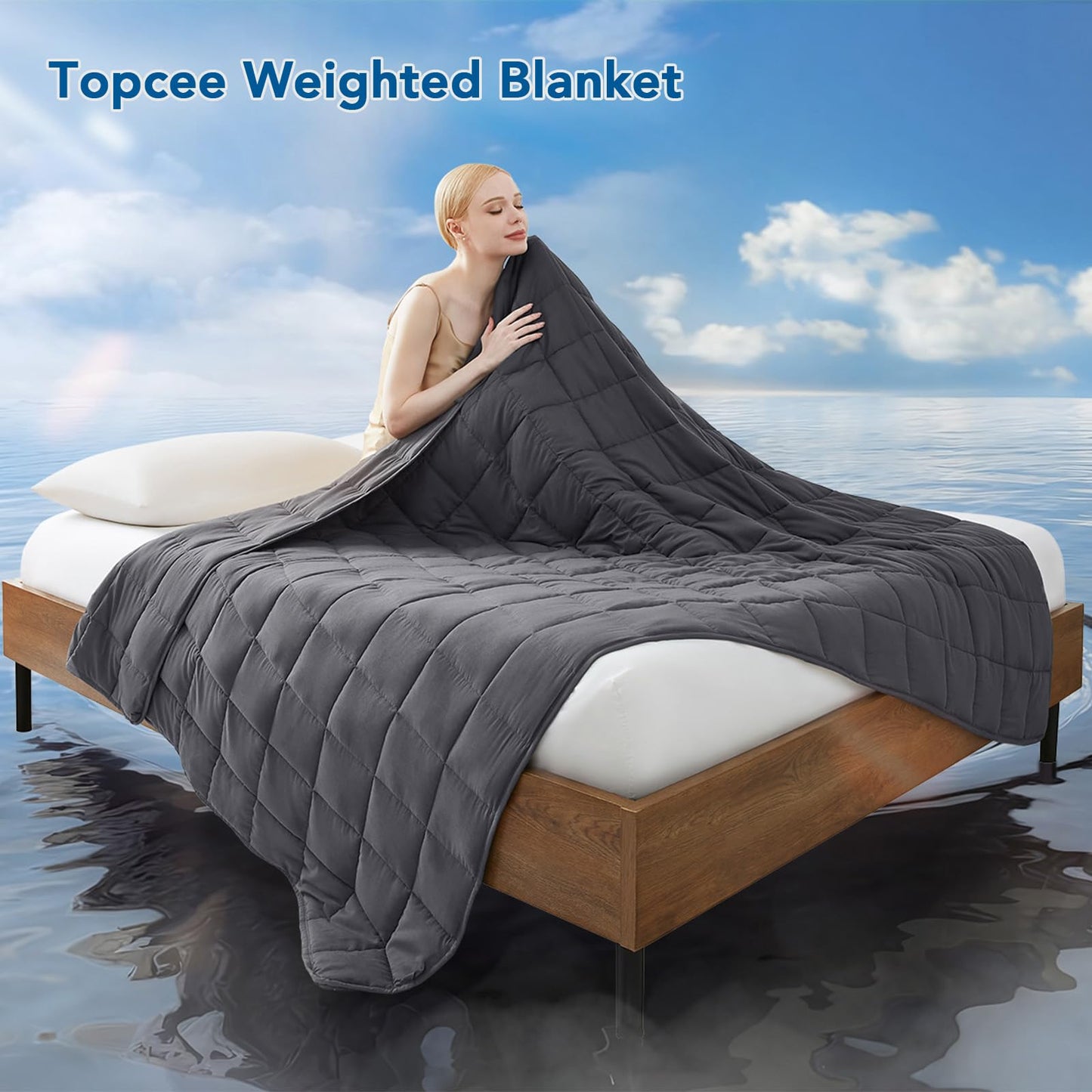 Topcee Weighted Blanket for Adults
