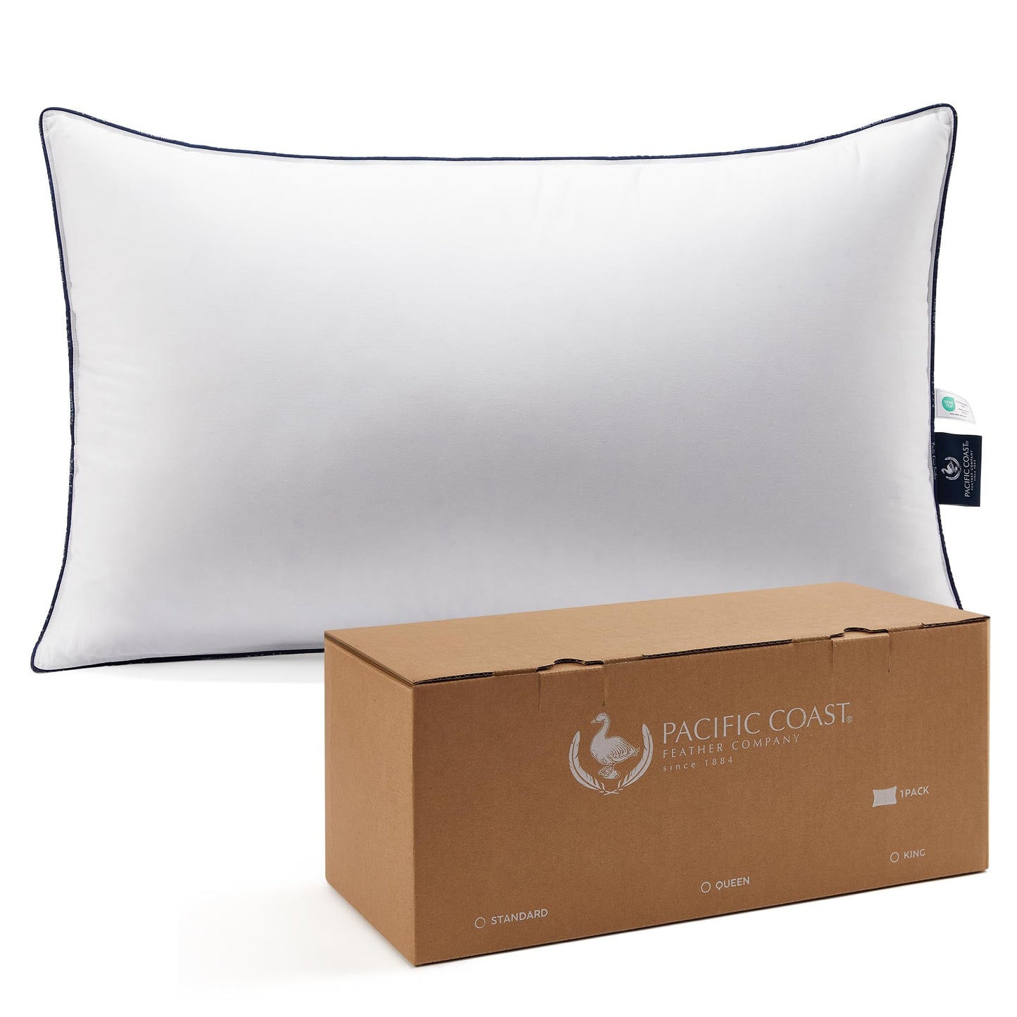 Hotel Collection Goose Down Firm Pillow