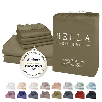 Bella Coterie Luxury Bamboo Viscose Sheet Set