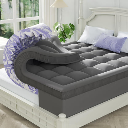 Dual Layer Memory Foam Mattress Topper