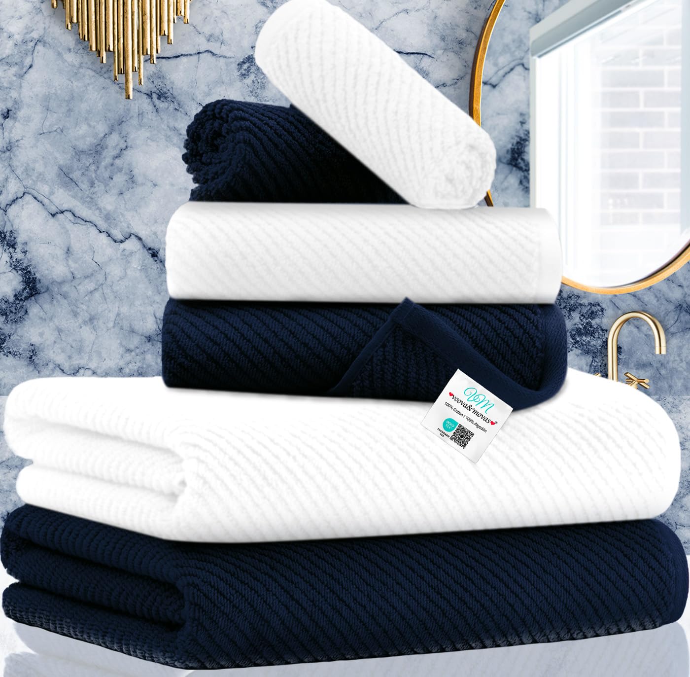100% Cotton Soft Quick Dry Towel Gift Set