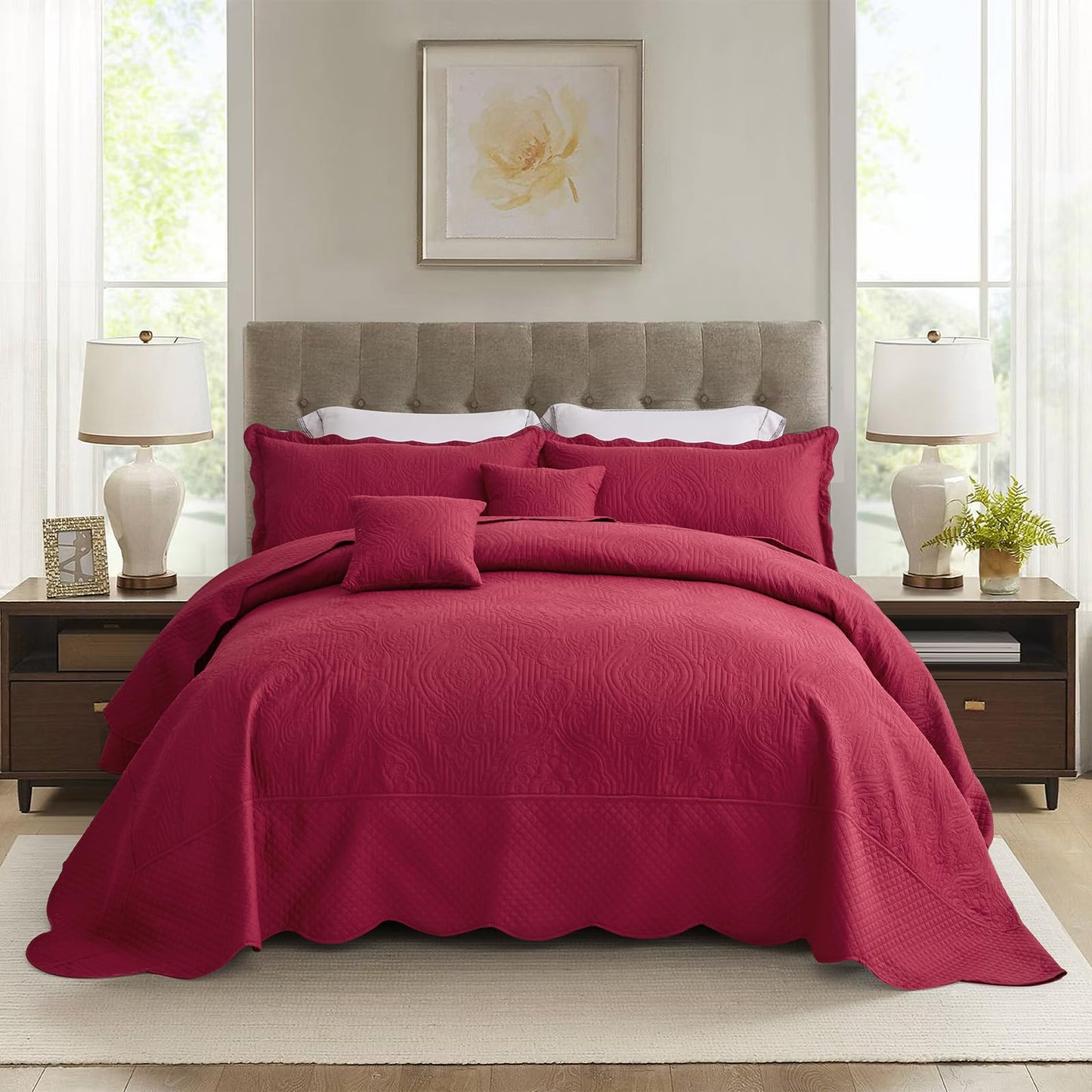 Paisley Pattern Bedspread Coverlet Set