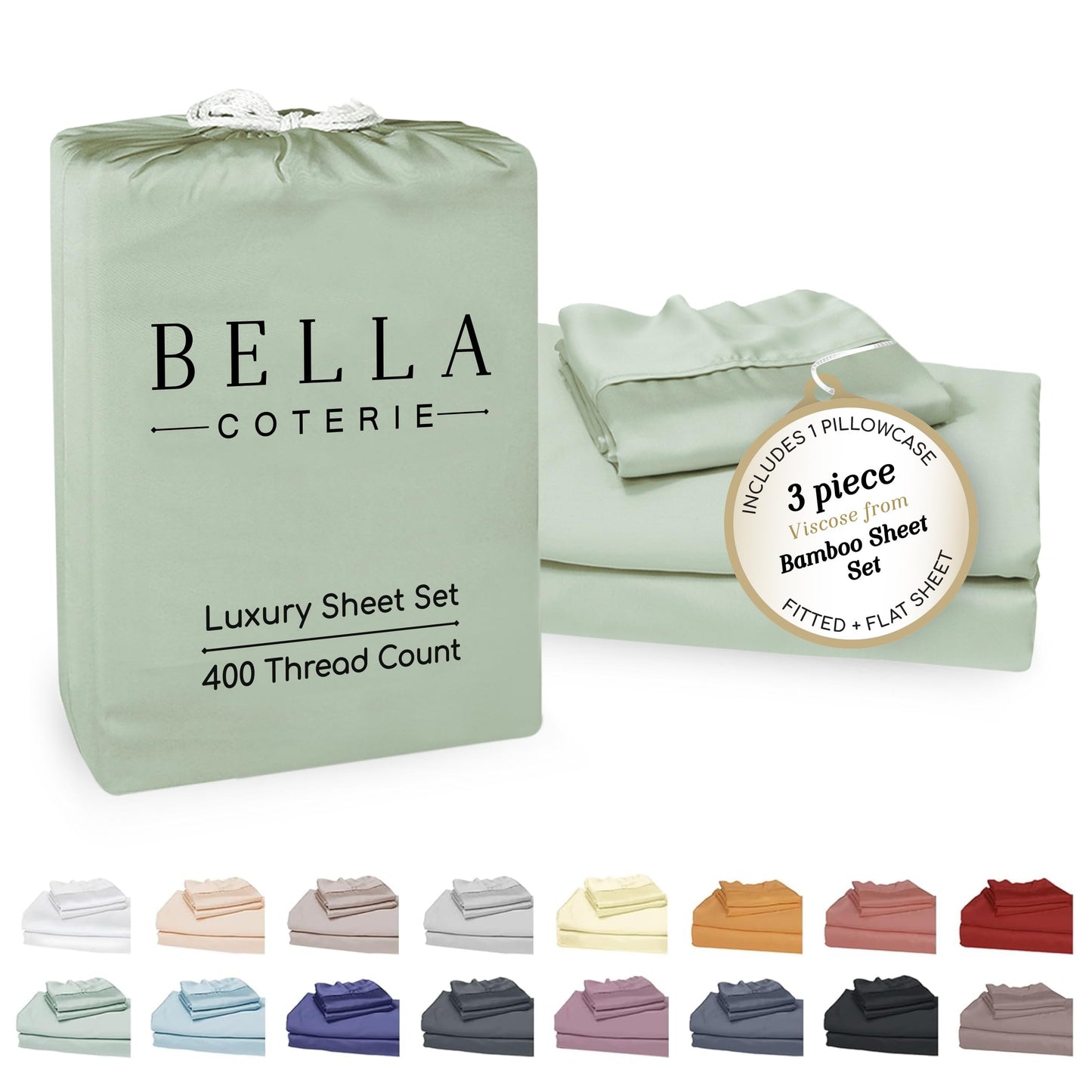 Bella Coterie Luxury Bamboo Viscose Sheet Set