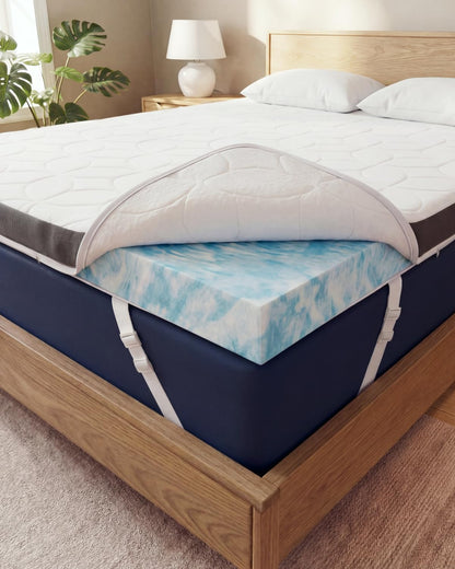 Cooling Gel Memory Foam Mattress Topper