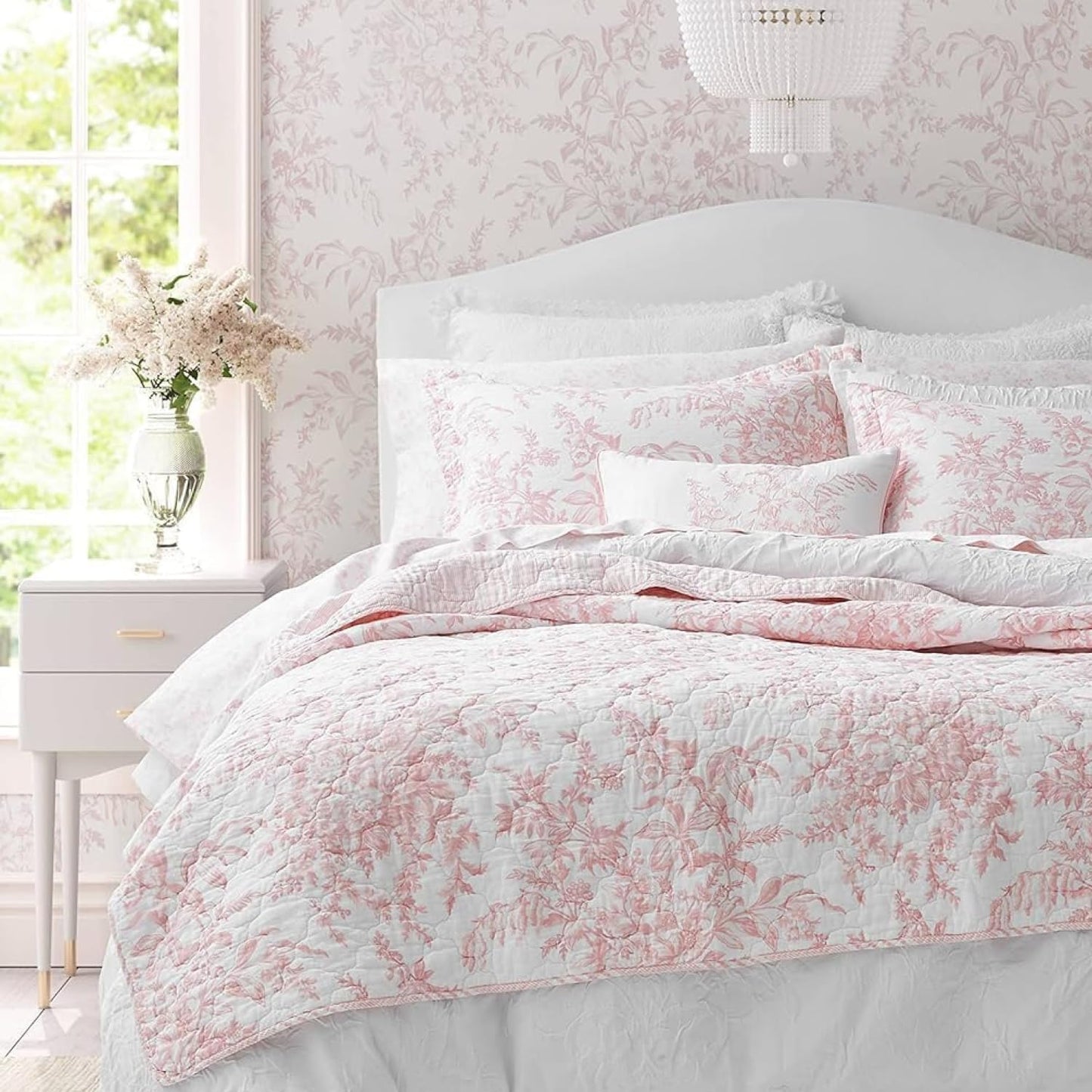 Reversible Cotton Quilt Set