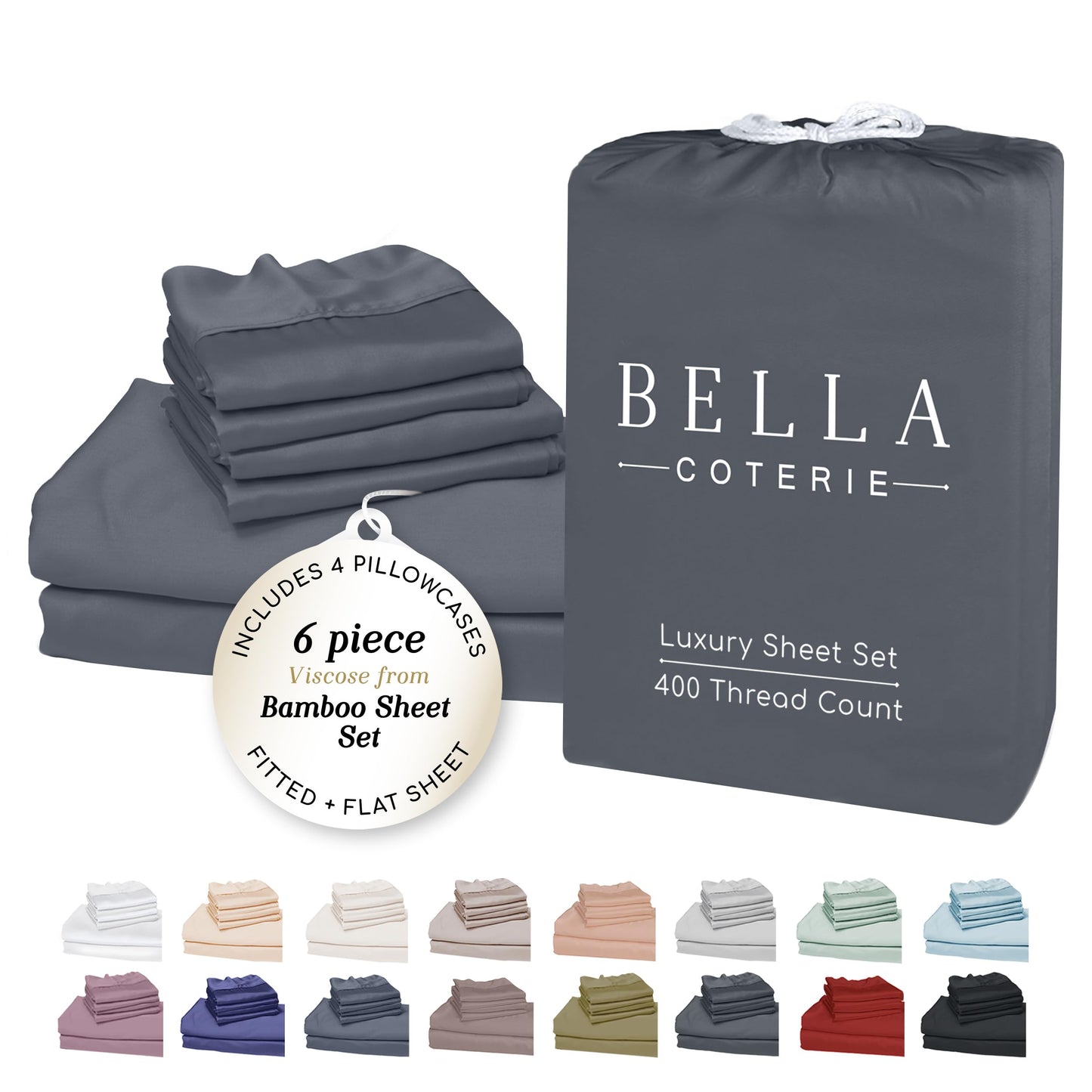 Bella Coterie Luxury Bamboo Viscose Sheet Set
