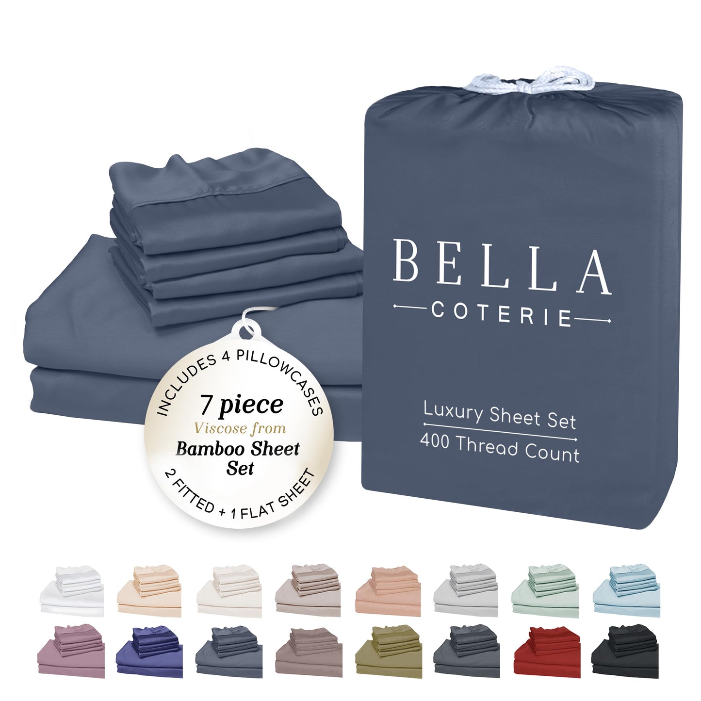 Bella Coterie Luxury Bamboo Viscose Sheet Set