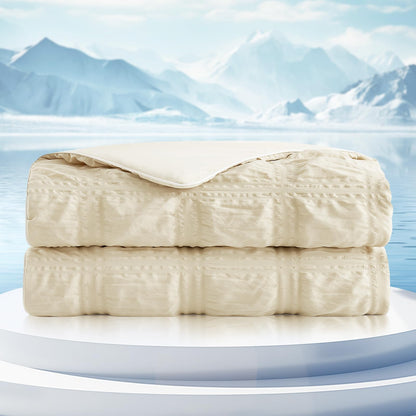 Cooling Seersucker Lightweight Comforter