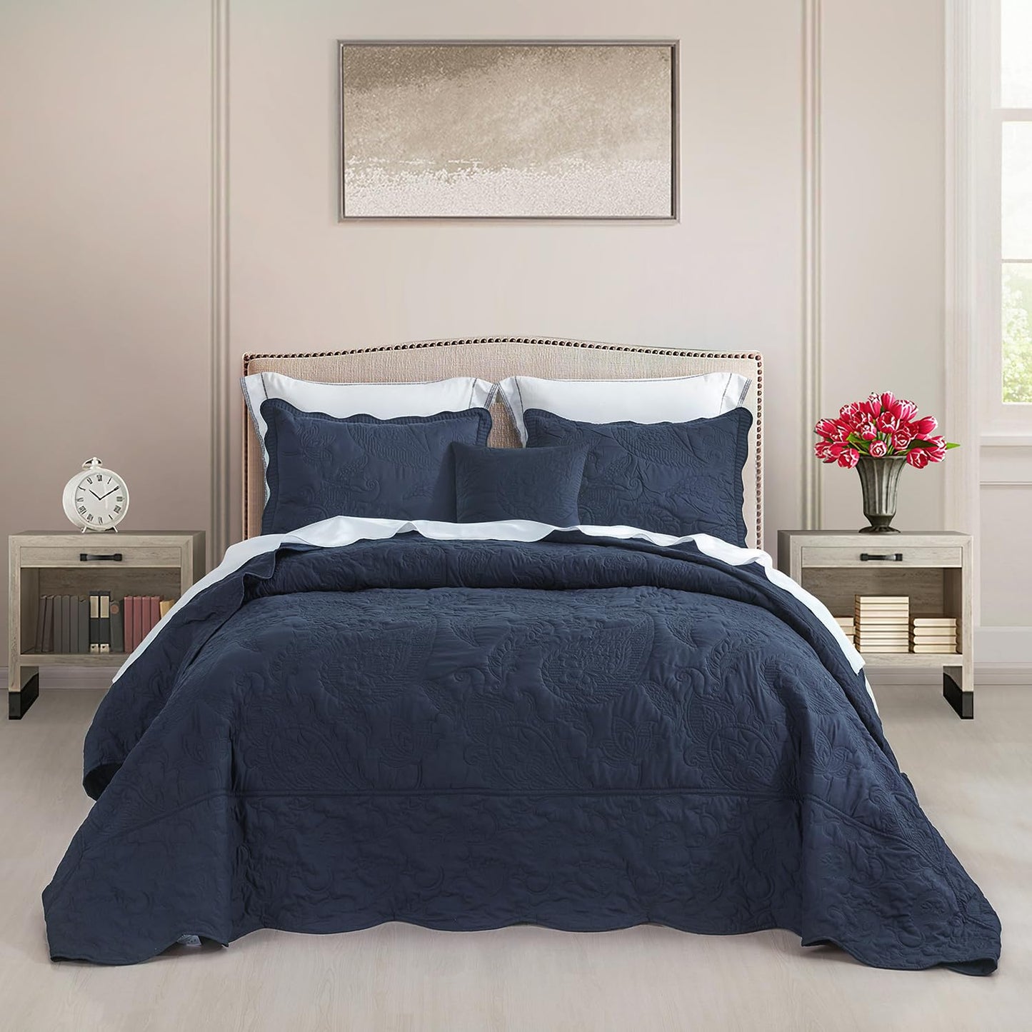 Paisley Pattern Bedspread Coverlet Set