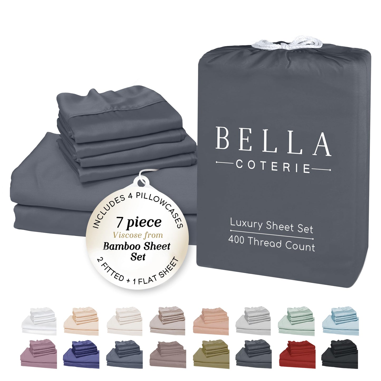 Bella Coterie Luxury Bamboo Viscose Sheet Set