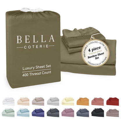Bella Coterie Luxury Bamboo Viscose Sheet Set