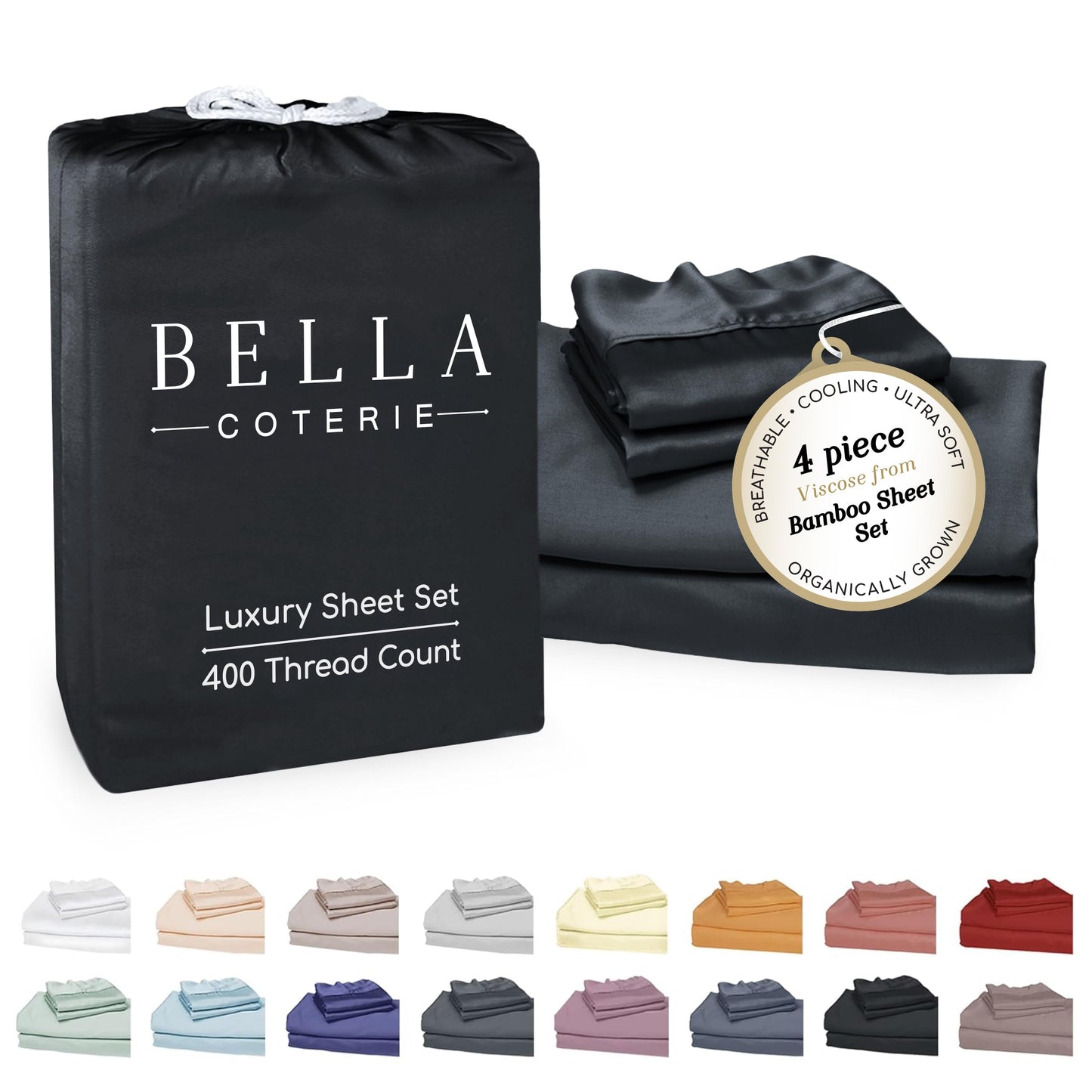 Bella Coterie Luxury Bamboo Viscose Sheet Set