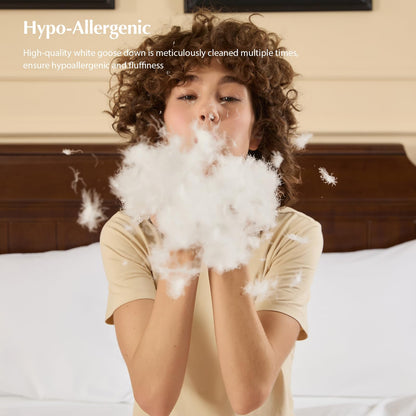 White Goose Down Comforter