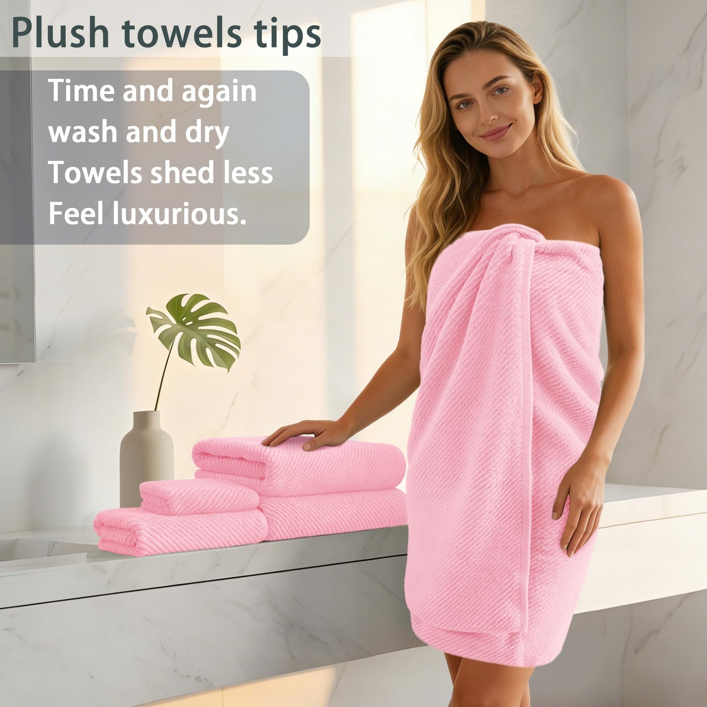 100% Cotton Soft Quick Dry Towel Gift Set