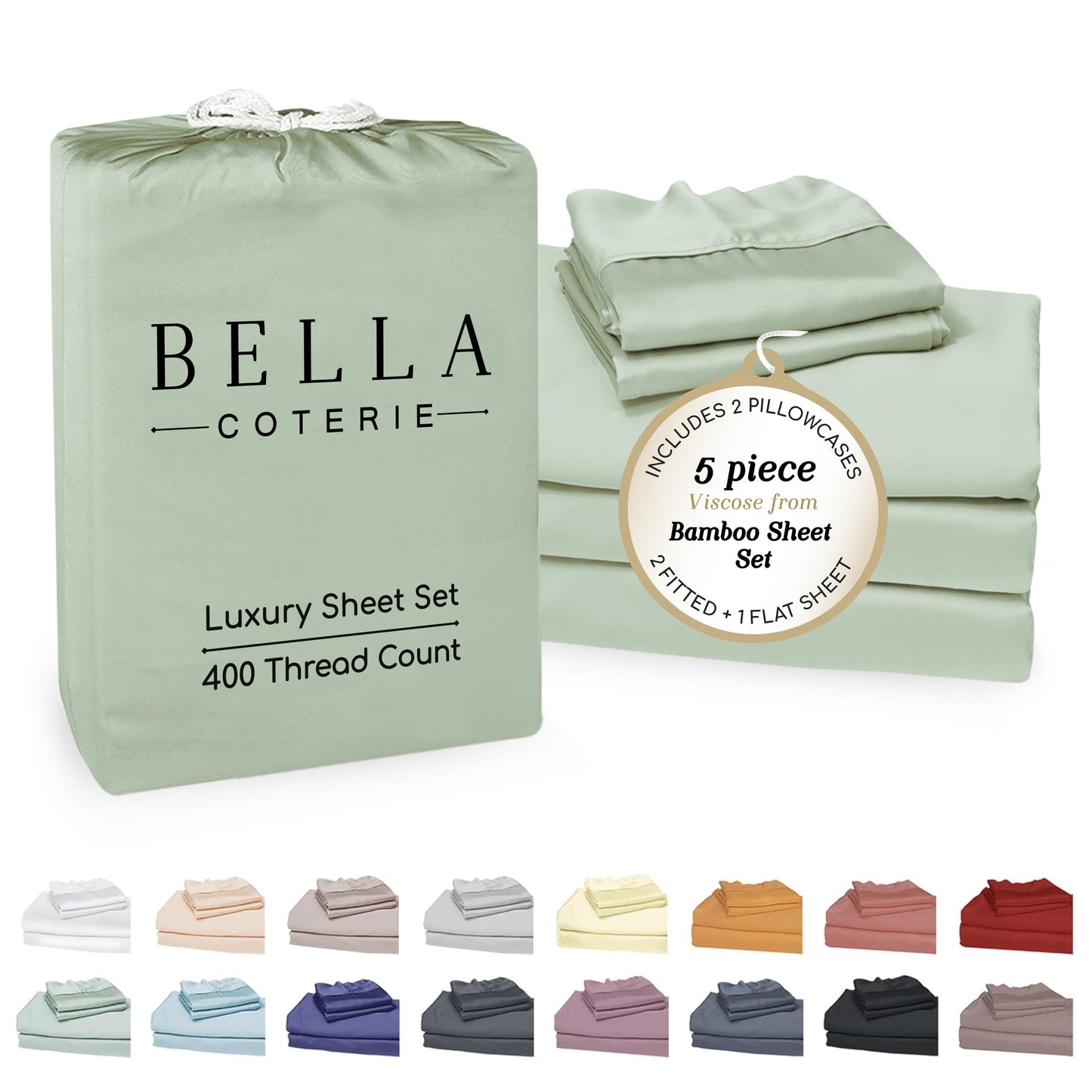 Bella Coterie Luxury Bamboo Viscose Sheet Set