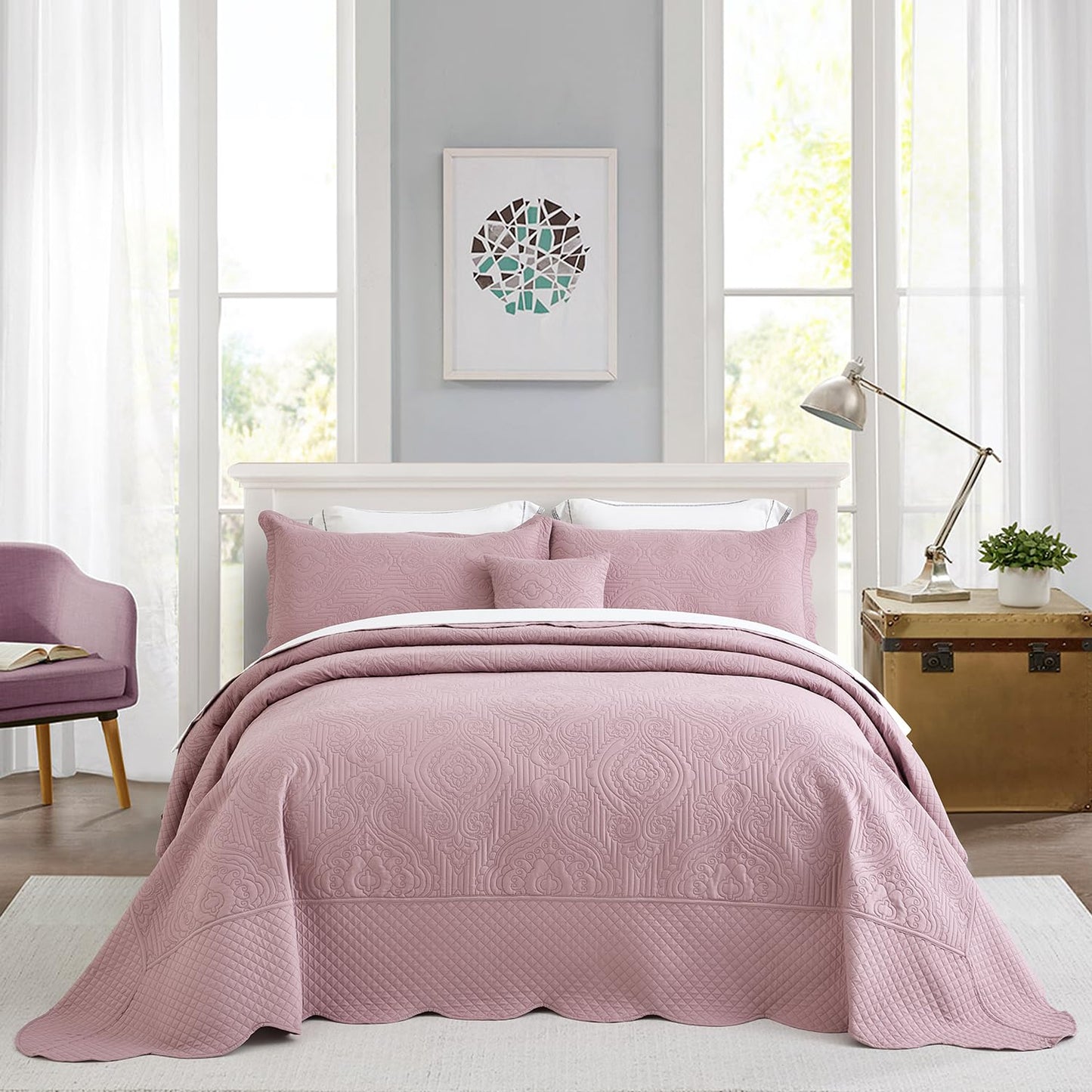 Paisley Pattern Bedspread Coverlet Set