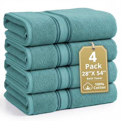 Luxury Zero Twist Cotton Bath Towels