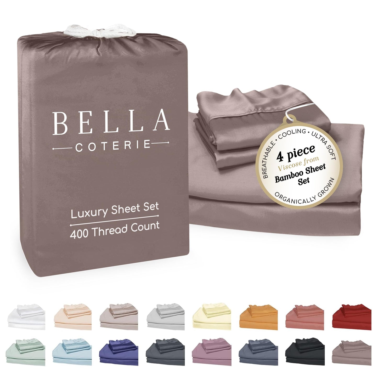 Bella Coterie Luxury Bamboo Viscose Sheet Set