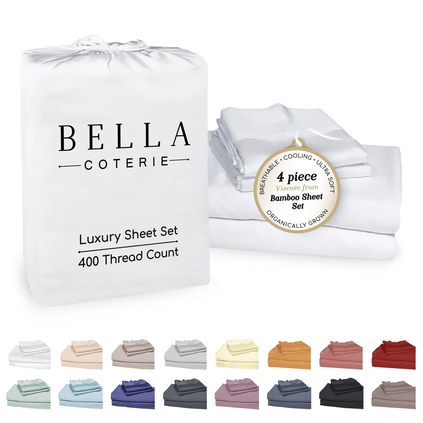 Bella Coterie Luxury Bamboo Viscose Sheet Set