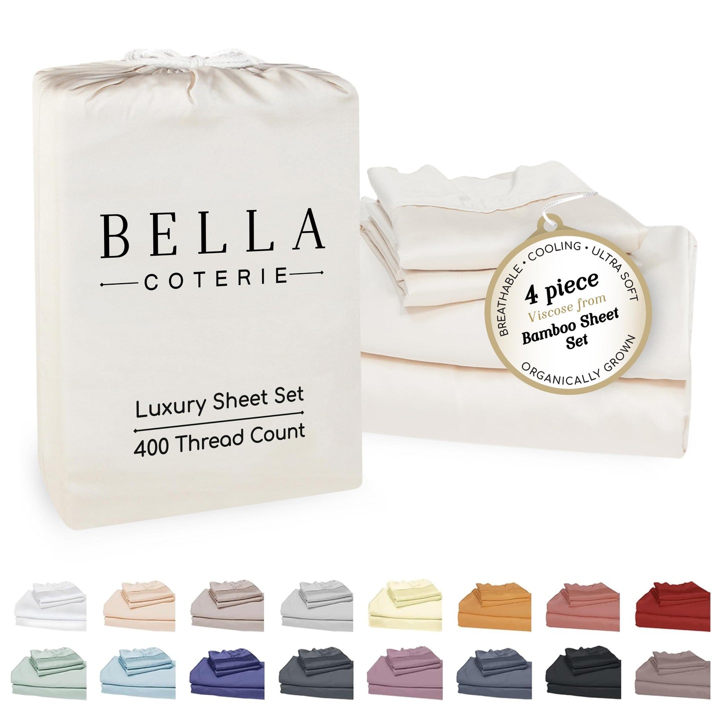 Bella Coterie Luxury Bamboo Viscose Sheet Set