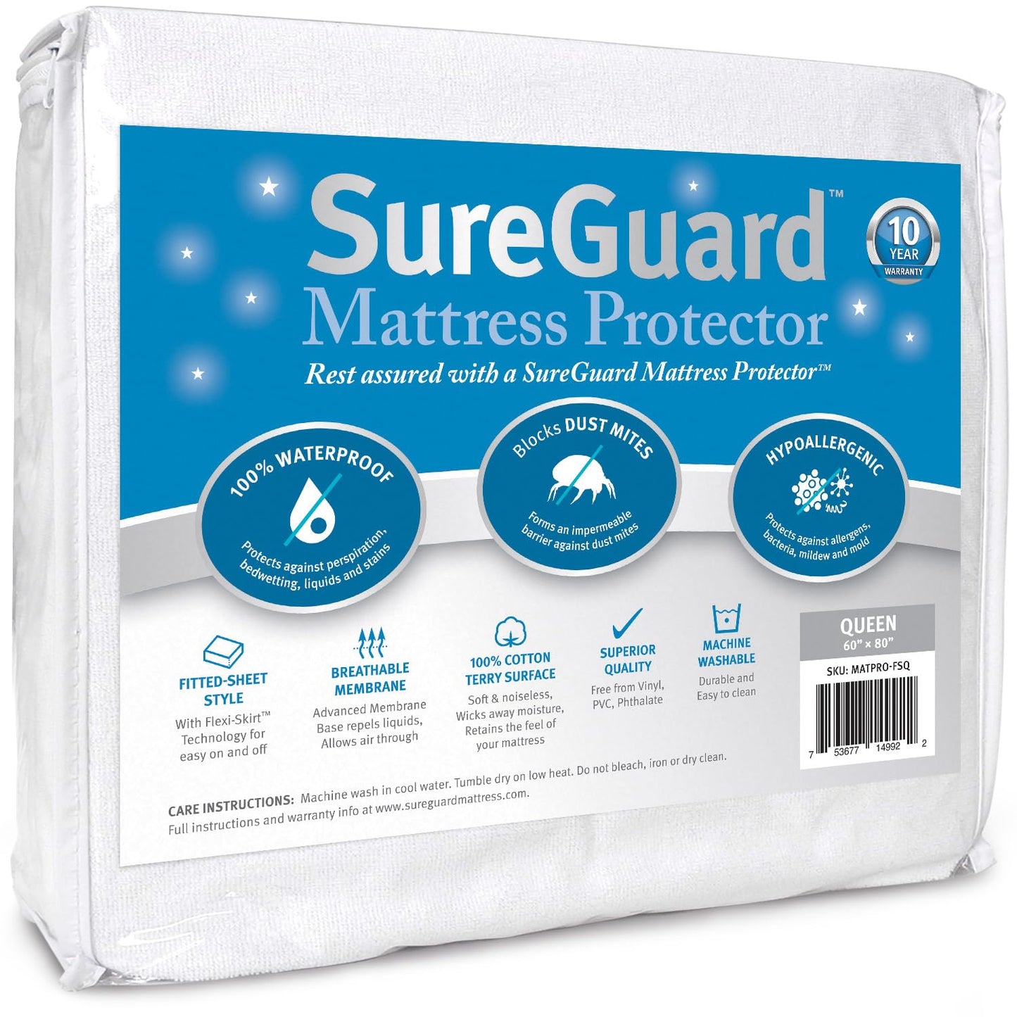 Waterproof Cotton Mattress Protector