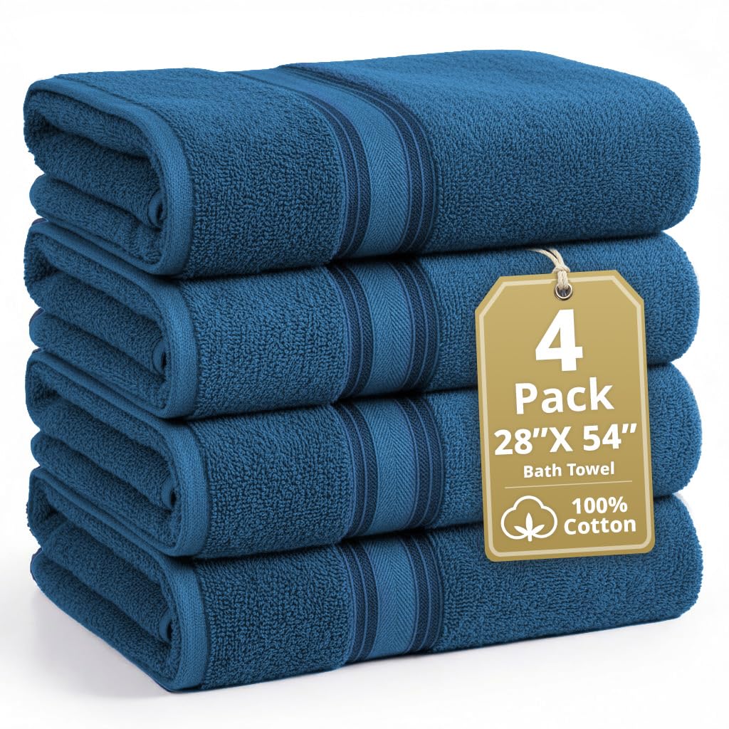 Luxury Zero Twist Cotton Bath Towels