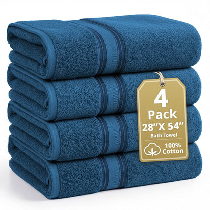Luxury Zero Twist Cotton Bath Towels