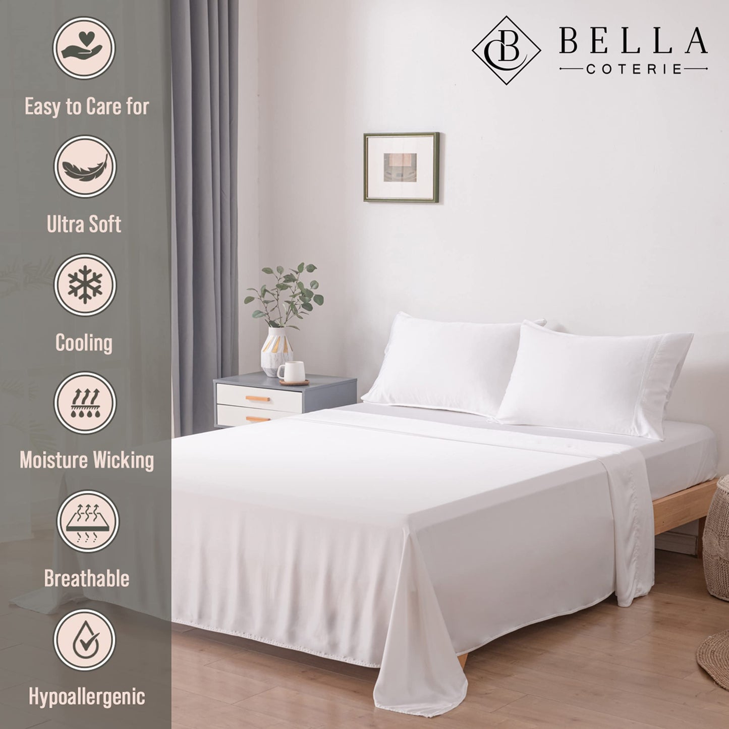 Bella Coterie Luxury Bamboo Viscose Sheet Set