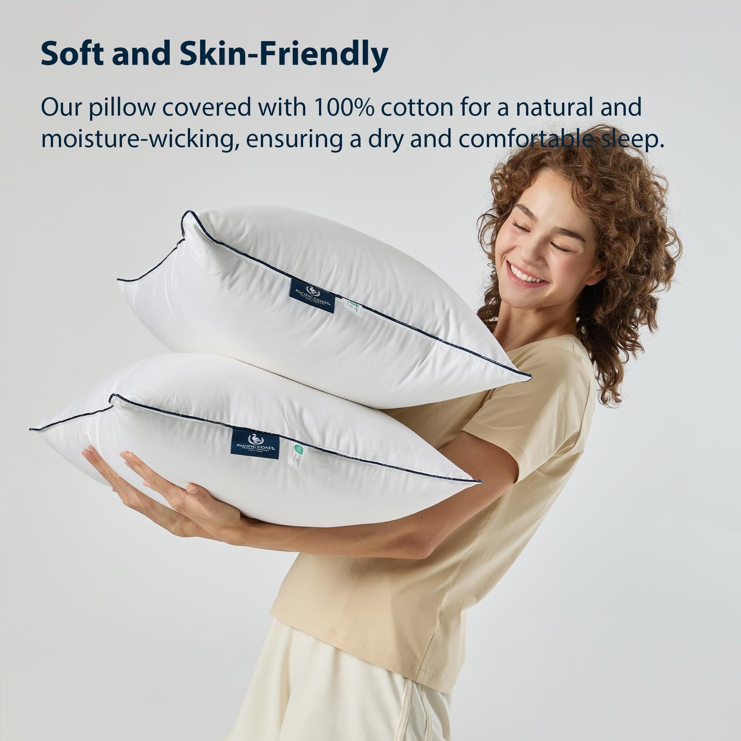 Hotel Collection Goose Down Firm Pillow