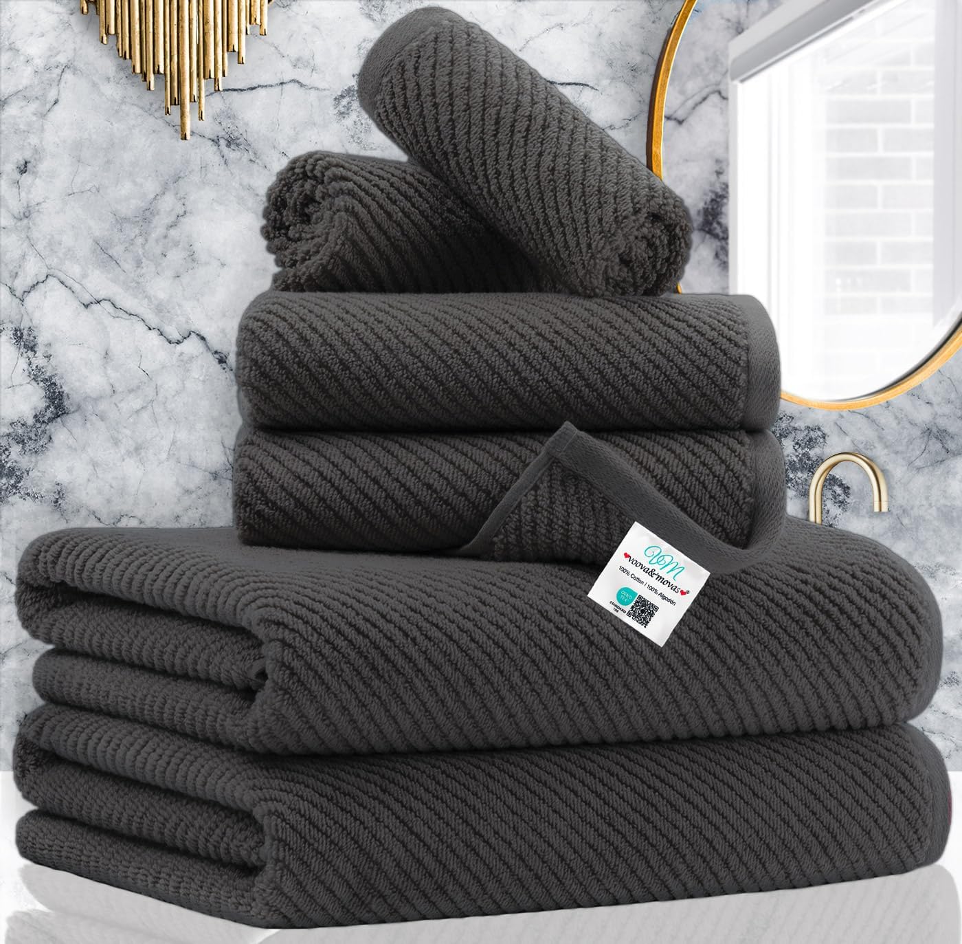 100% Cotton Soft Quick Dry Towel Gift Set