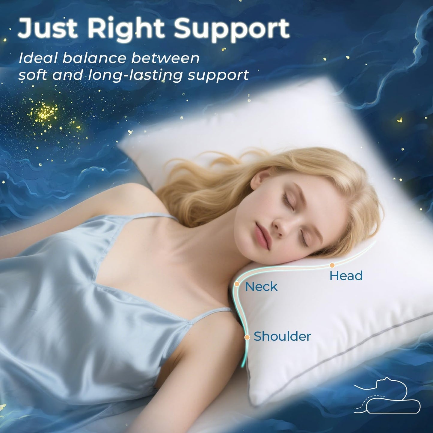 Firm Down Alternative Pillow Set