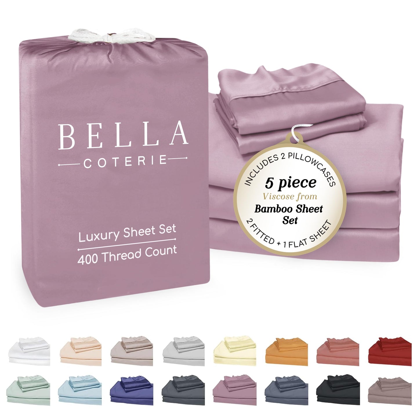 Bella Coterie Luxury Bamboo Viscose Sheet Set