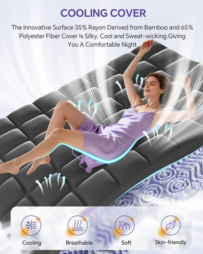 Dual Layer Memory Foam Mattress Topper