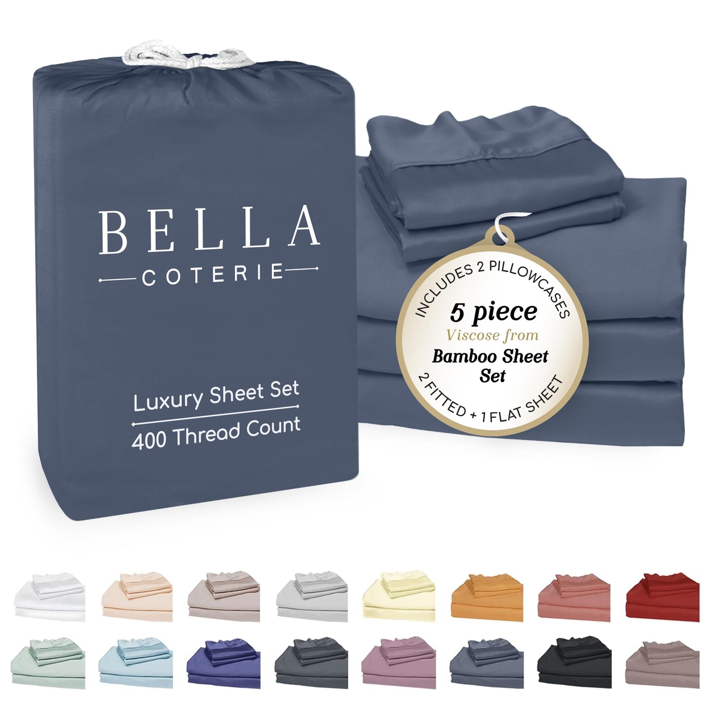 Bella Coterie Luxury Bamboo Viscose Sheet Set
