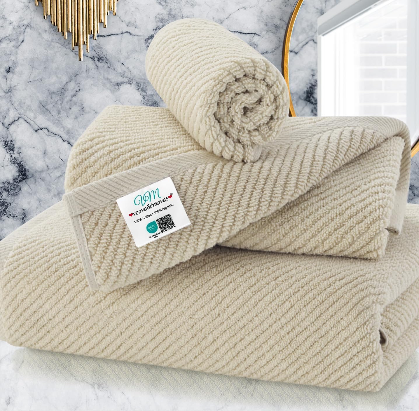 100% Cotton Soft Quick Dry Towel Gift Set