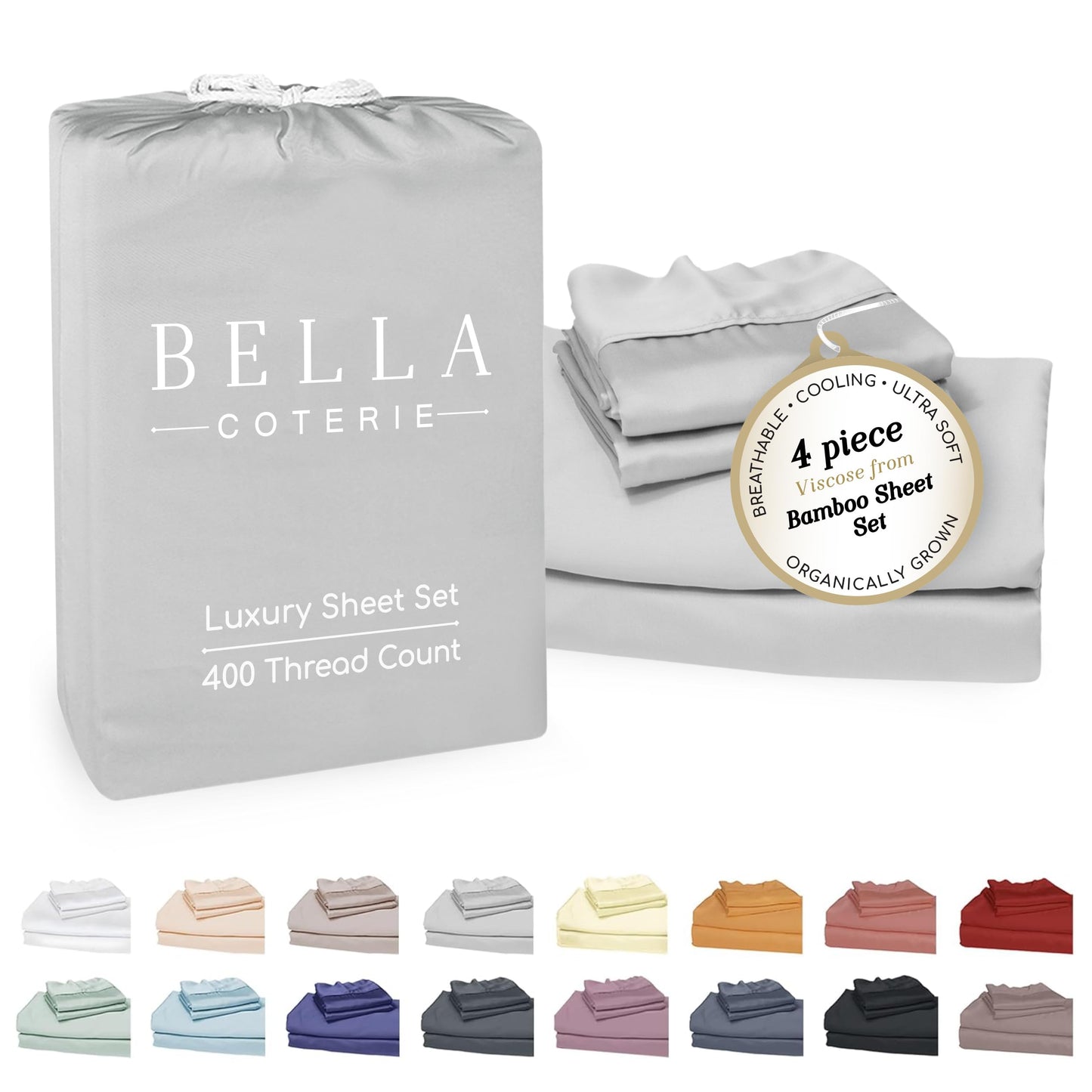 Bella Coterie Luxury Bamboo Viscose Sheet Set