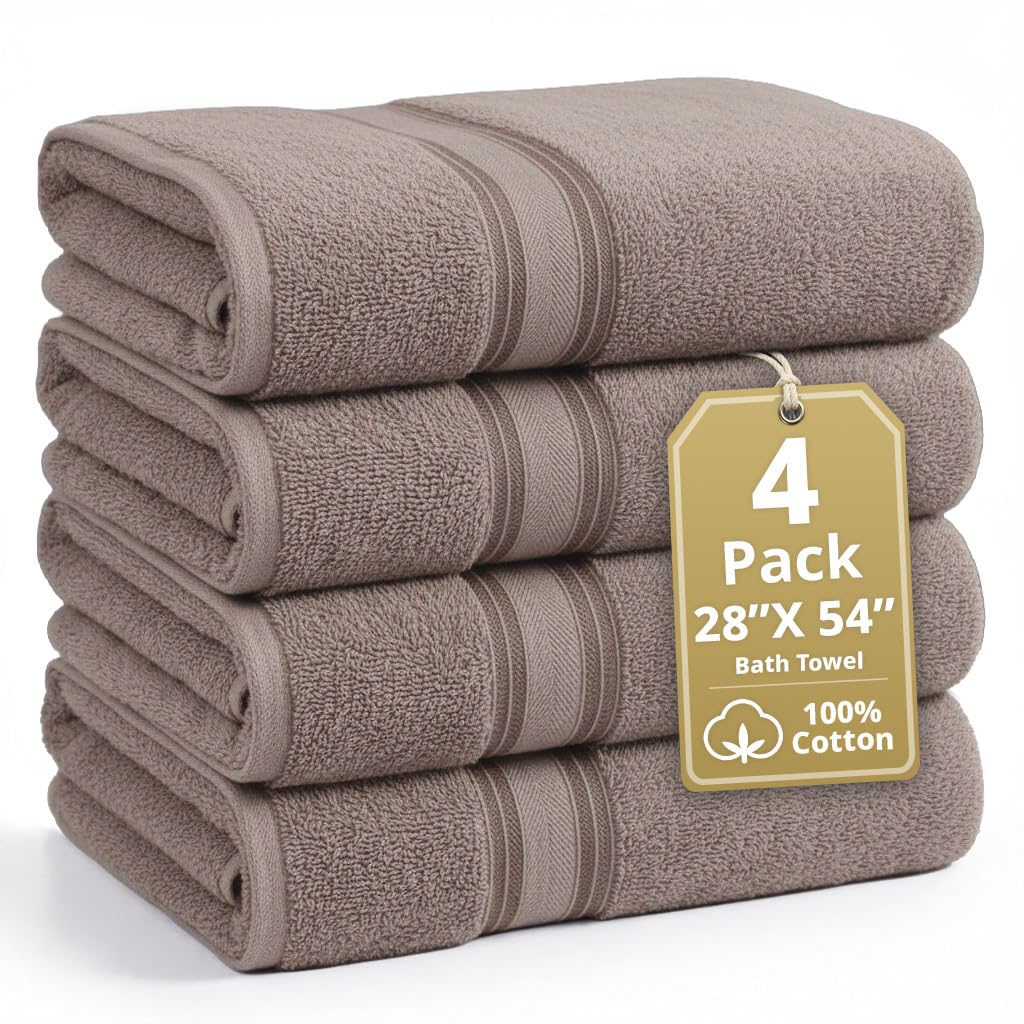 Luxury Zero Twist Cotton Bath Towels