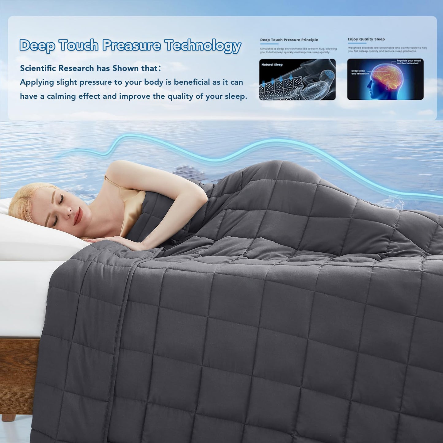 Topcee Weighted Blanket for Adults