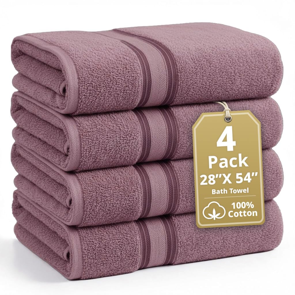 Luxury Zero Twist Cotton Bath Towels
